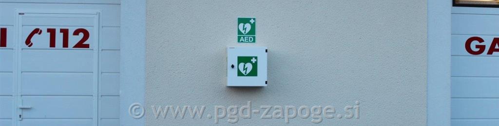 PGD Zapoge z 24 ur dostopnem  defibrilatorjem