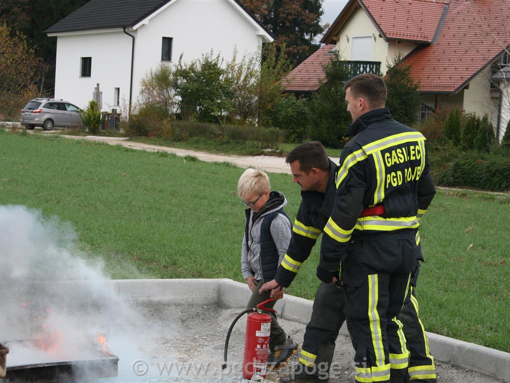 Prikaz gašenja in pregled gasilnih aparatov - PGD zapoge