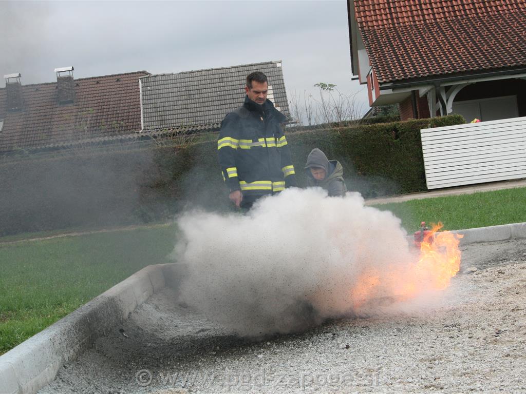 Prikaz gašenja in pregled gasilnih aparatov - PGD zapoge