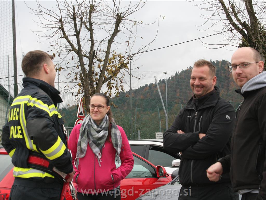 Prikaz gašenja in pregled gasilnih aparatov - PGD zapoge
