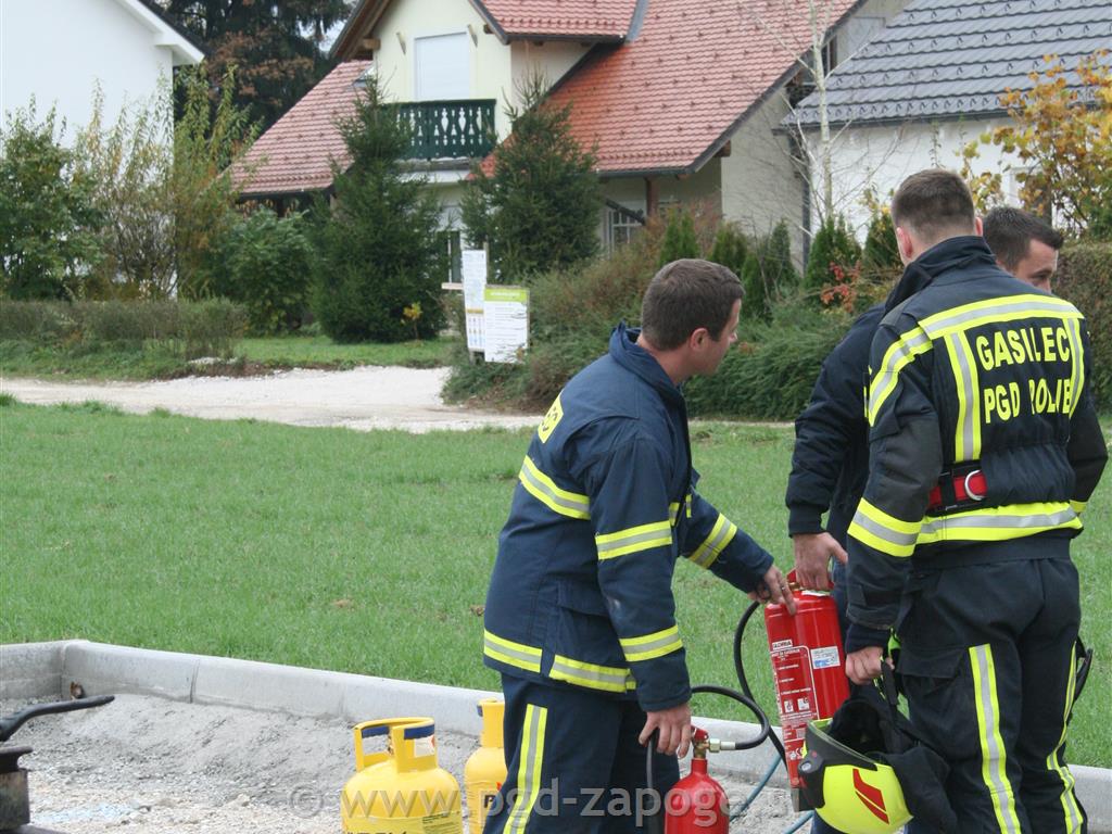 Prikaz gašenja in pregled gasilnih aparatov - PGD zapoge