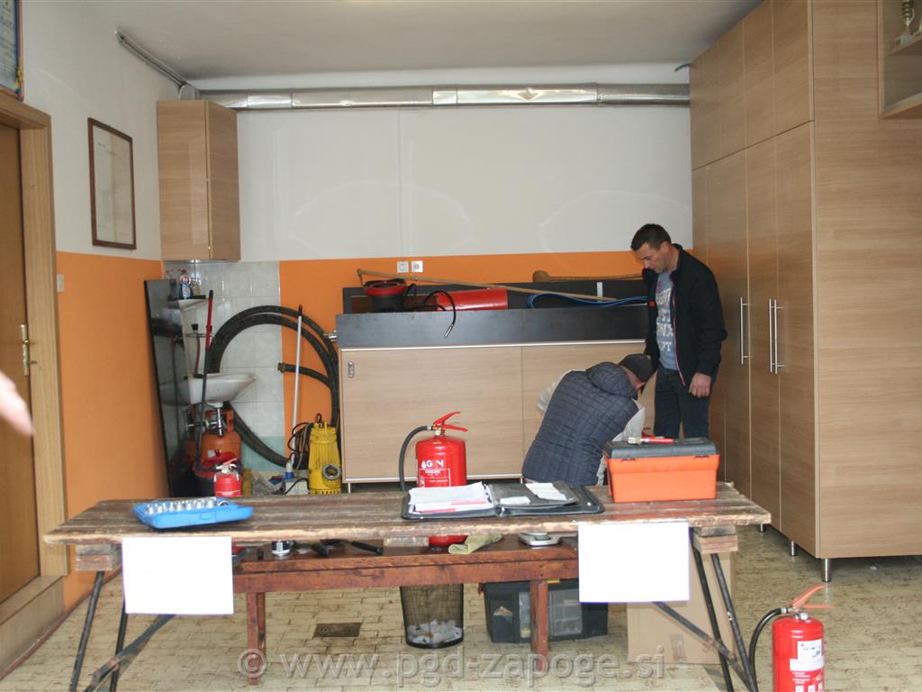 Prikaz gašenja in pregled gasilnih aparatov - PGD zapoge